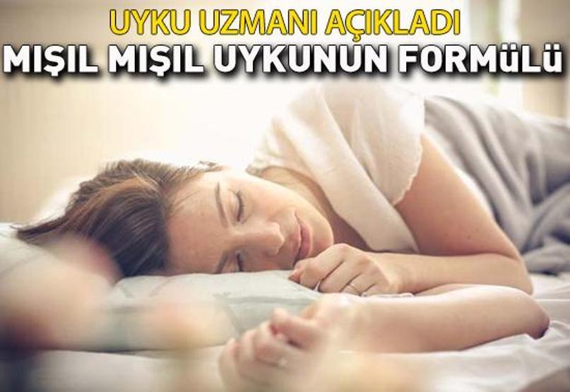 İşte mışıl mışıl uykunun formülü Uzmanı açıkladı Deliksiz bir uyku istiyorsanız...