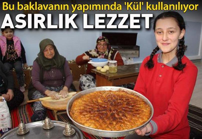 Amasyanın meşhur lezzeti: Küllü Baklava Bu baklavanın yapımında ‘kül’ kullanılıyor Küllü Baklava nasıl hazırlanır