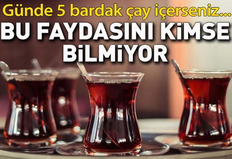 Bu etkisini kimse bilmiyor Günde 5 bardak çay içerseniz...