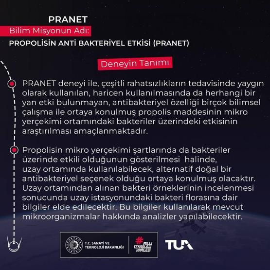 Bakan Kacır, PRANET deneyinin tanıtımını paylaştı