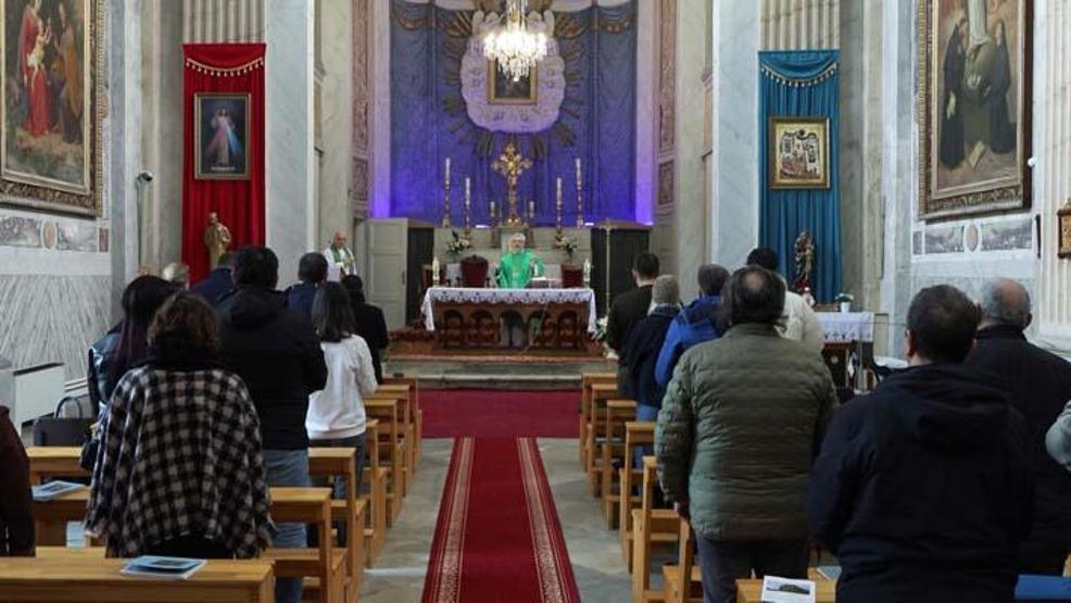 Santa Maria Kilisesinde saldırı sonrası ilk Pazar ayini