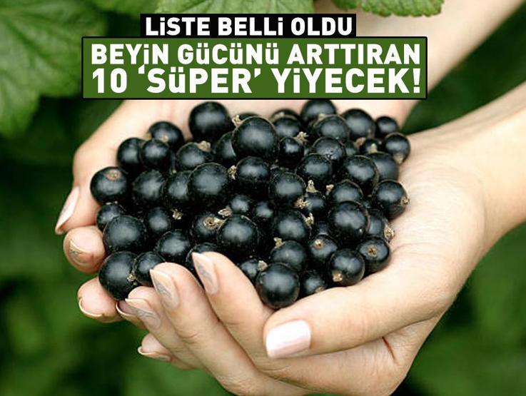 Liste Belli Oldu: Beyin Gücünü Artıran 10 Süper Yiyecek