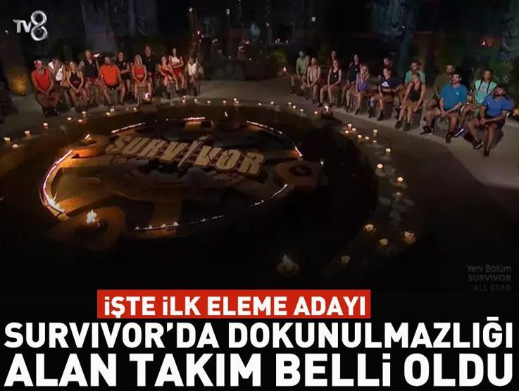 Survivorda dokunulmazlığı alan takım belli oldu İşte haftanın ilk eleme adayı