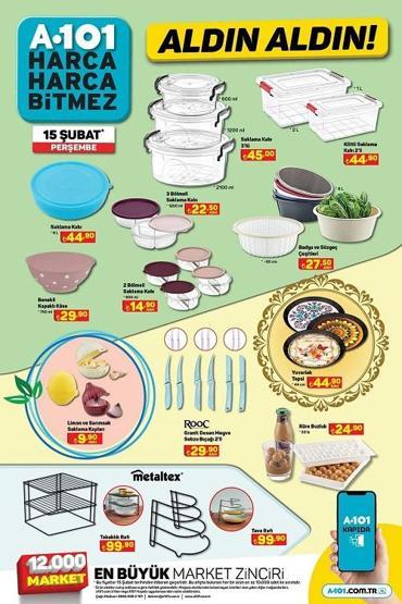 A101 Aktüel Ürünler Kataloğu 15 Şubat 2024 Bu Hafta A101 İndirimli Ürünlerde Neler Var
