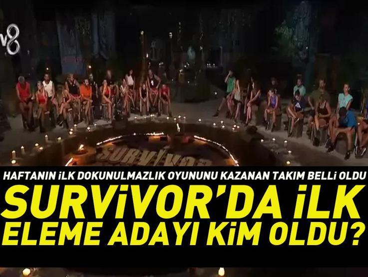 Haftanın ilk dokunulmazlık oyununu kazanan takım belli oldu İşte ilk edeme adayı...