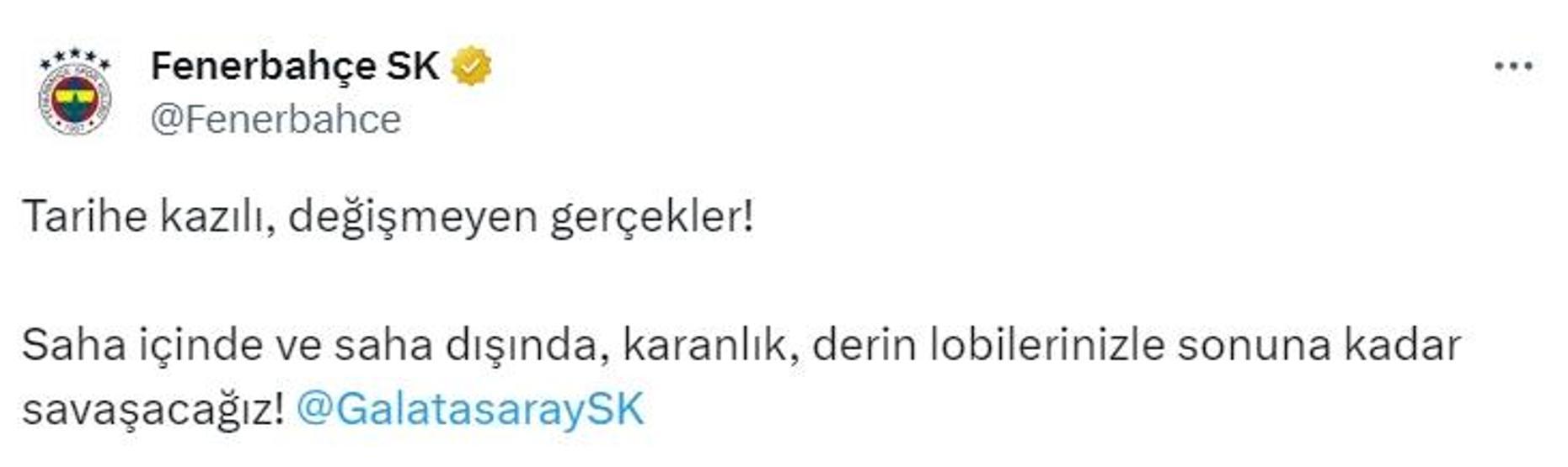 Icardiden Fenerbahçenin fotoğrafına cevap