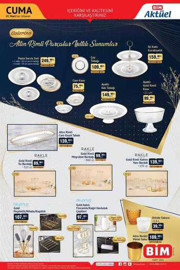 BİM aktüel 1 Mart 2024 Katalog yayınlandı, ürünler belli oldu İşte BİM aktüel ürünler kataloğu