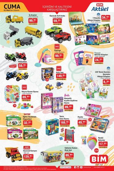 BİM aktüel 1 Mart 2024 Katalog yayınlandı, ürünler belli oldu İşte BİM aktüel ürünler kataloğu