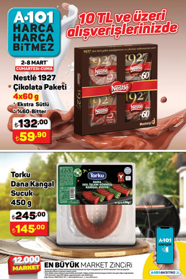 A101 indirimli ürünler listesi (2-8 Mart 2024 A101 aktüel ürünler kataloğu)