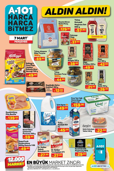 Tam 15 sayfa 7 Mart A101 aktüel kataloğu Bu hafta A101e neler geliyor