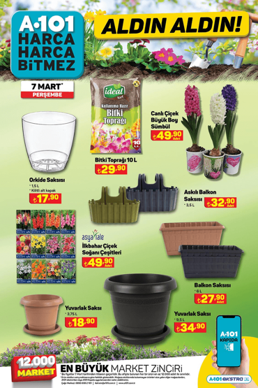 Tam 15 sayfa 7 Mart A101 aktüel kataloğu Bu hafta A101e neler geliyor