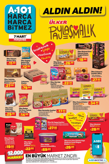 Tam 15 sayfa 7 Mart A101 aktüel kataloğu Bu hafta A101e neler geliyor