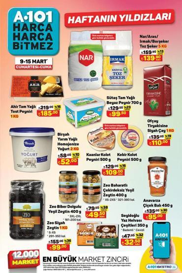 9 - 15 Mart A101 aktüel ürünler kataloğu... Bu hafta A101de neler indirimde
