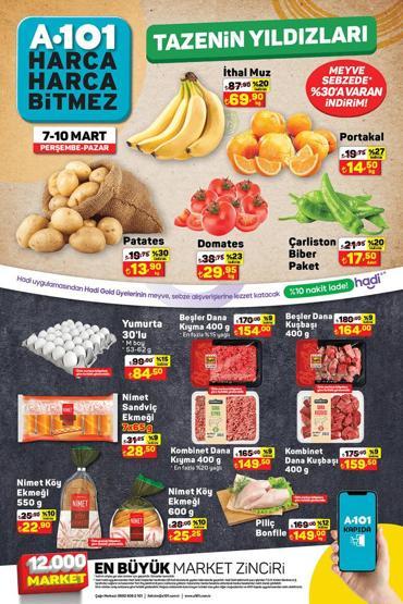 9 - 15 Mart A101 aktüel ürünler kataloğu... Bu hafta A101de neler indirimde