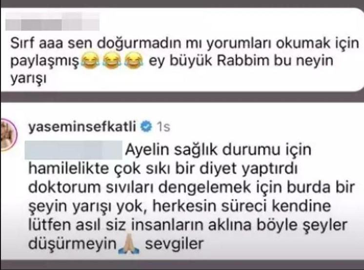 Yasemin Şefkatliden takipçisine dikkat çeken cevap
