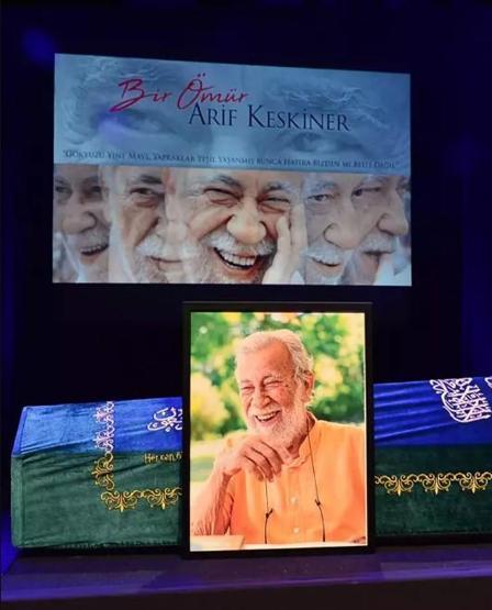 Ünlü yapımcı Arif Keskiner son yolculuğuna uğurlandı