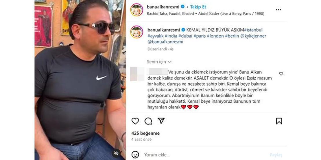 Banu Alkandan şoke eden paylaşım Taklitçi Kezban dediği Kylie Jennerı da etiketledi