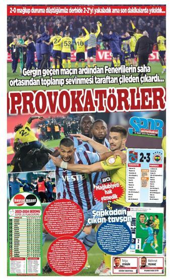 Olaylı Fenerbahçe maçı sonrası Trabzon yerel medyasından provokasyon çıkışı
