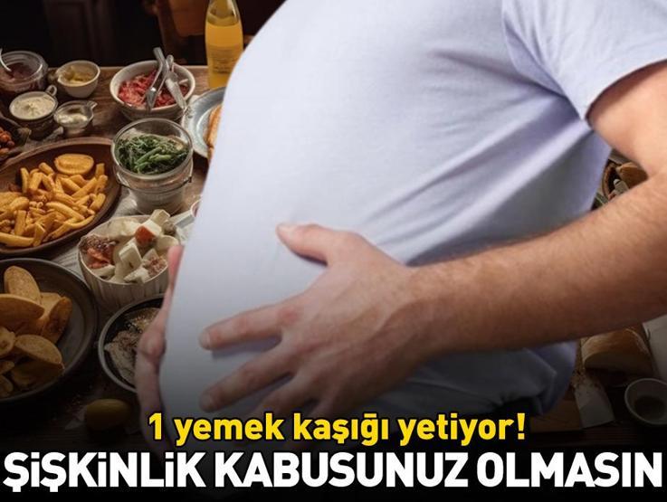 1 yemek kaşığı yetiyor Şişkinlik kabusunuz olmasın, deneyin farkı görün