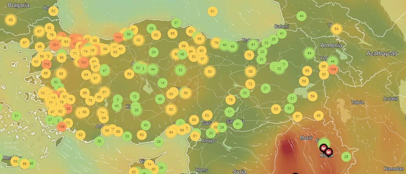 2023 raporu: Hava kirliliği standardına sadece 7 ülke ulaşabildi