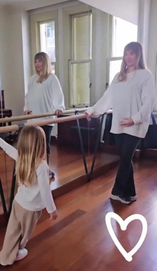 Müge Bozdan kızı Vina’ya bale dersleri Gören bir daha baktı