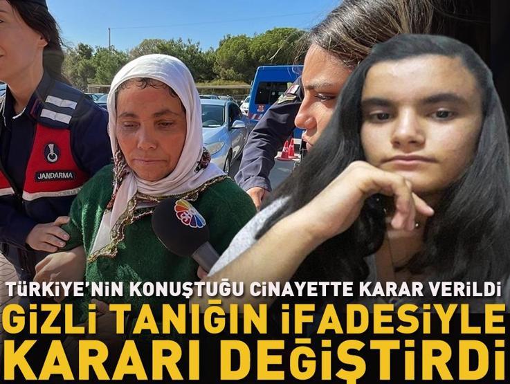 Türkiyenin konuştuğu cinayette yeni gelişme: Gizli tanığın ifadesiyle kararı değiştirdi
