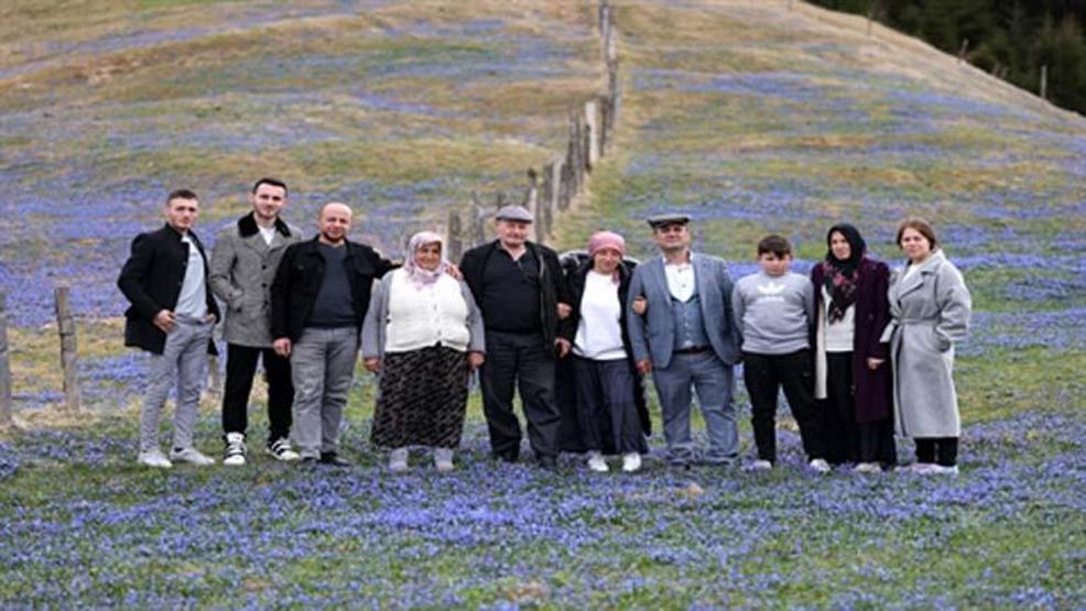 Kadıralak Yaylası’nda, ‘mavi yıldız’ zamanı; her yer mor