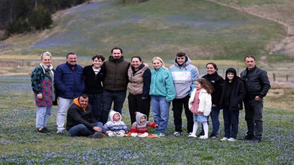 Kadıralak Yaylası’nda, ‘mavi yıldız’ zamanı; her yer mor