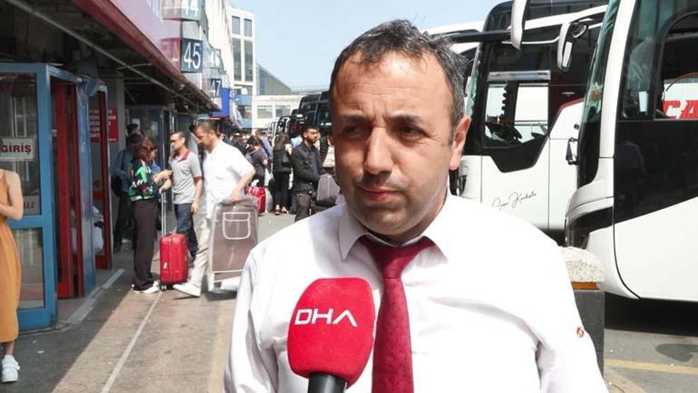 Bayrampaşadaki 15 Temmuz Demokrasi Otogarında bayram dönüşü hareketliliği