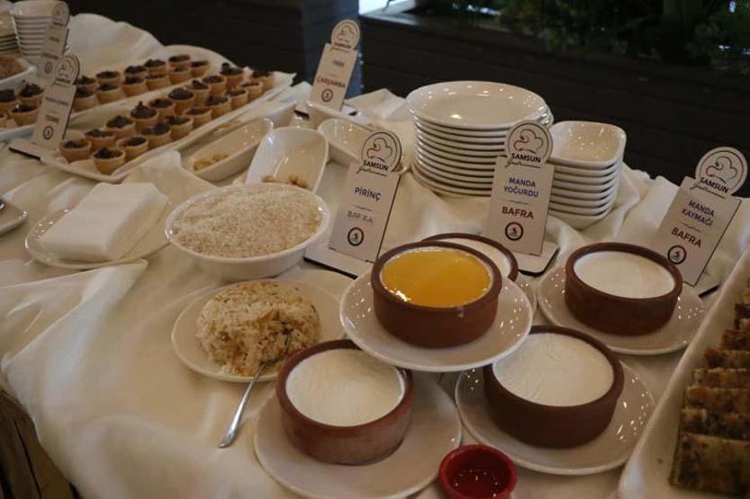 Bafra Pidesi, Manda Kaymaklı Lokum, Çarşamba Pidesi, Terme Pidesi... Samsunun yöresel lezzetleri tanıtıldı
