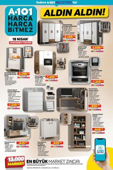 Tam 20 sayfa 18 Nisan 2024 Perşembe A101 aktüel kataloğu...