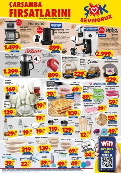 24 - 30 Nisan 2024 ŞOK aktüel ürünler kataloğu