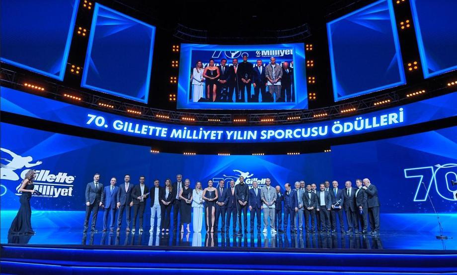 70.Gillette Milliyet yılın sporcusu ödülleri sahiplerini buldu