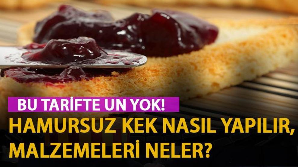 Hamursuz kek nedir, nasıl yapılır Hamursuz kek tarifi ve malzemeleri