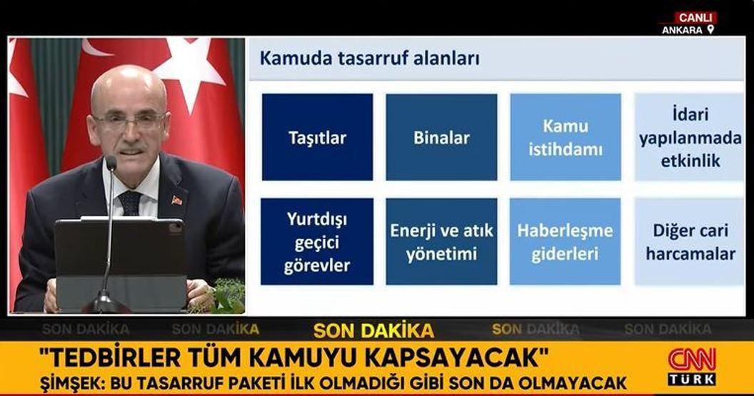 Tasarruf paketi açıklandı İşte kamuda tasarruf verimlilik paketi maddeleri...