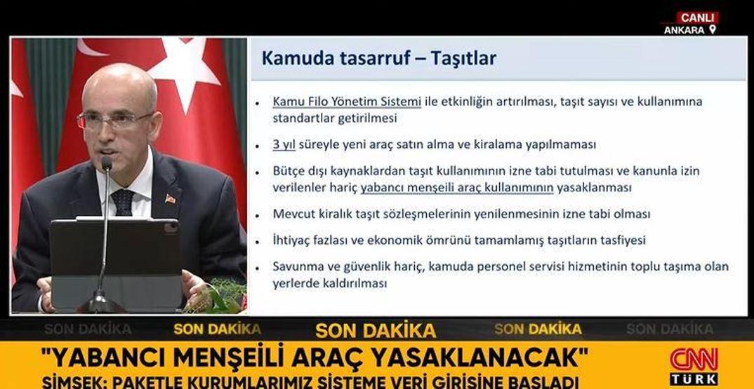 Tasarruf paketi açıklandı İşte kamuda tasarruf verimlilik paketi maddeleri...