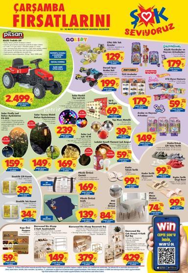 ŞOK 22-28 Mayıs aktüel ürünler kataloğu fırsatları 2024