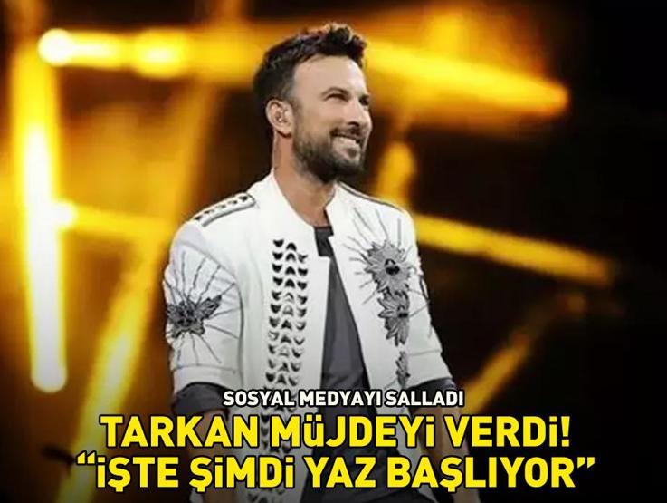 Megastar Tarkandan albüm müjdesi ‘İşte şimdi yaz başlıyor’