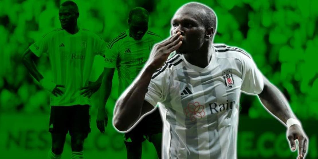 Beşiktaşta Vincent Aboubakar karmaşası Yıldız golcü kafaları karıştırdı...