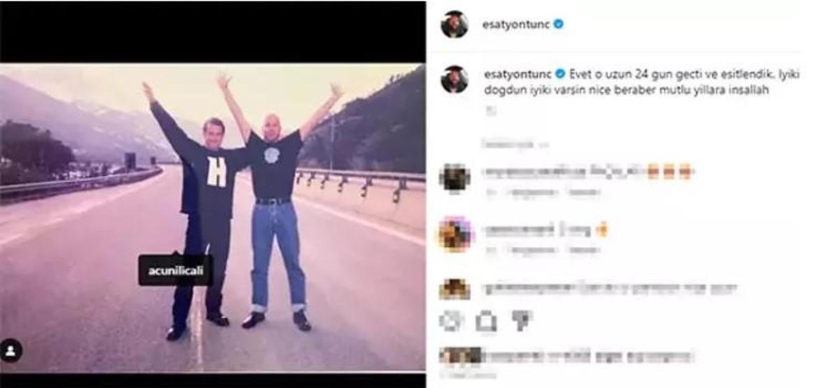 Esat Yontunçtan Acun Ilıcalıya dikkat çeken doğum günü kutlaması