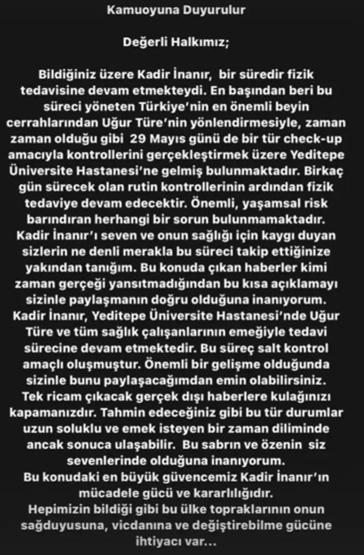 Yeşilçamın yıldızı Kadir İnanır korkuttu Jülide Kural ve Levent İnanır açıkladı: Endişe edilecek bir durum yok