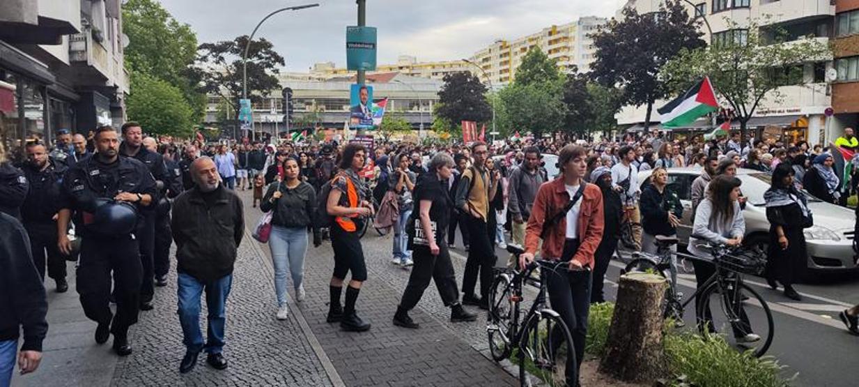 İsrailin Refaha yönelik saldırıları Berlinde protesto edildi