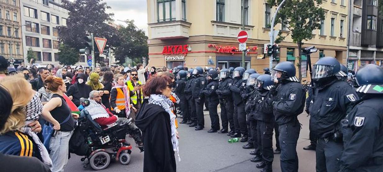 İsrailin Refaha yönelik saldırıları Berlinde protesto edildi