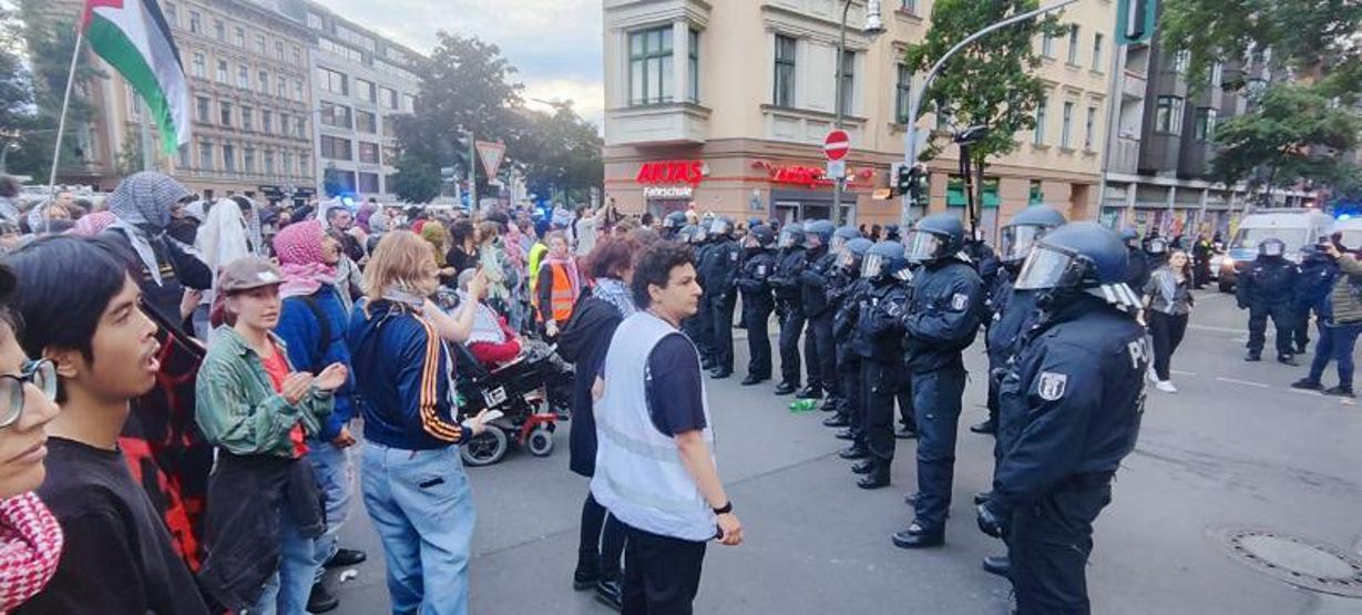 İsrailin Refaha yönelik saldırıları Berlinde protesto edildi