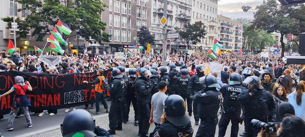 İsrailin Refaha yönelik saldırıları Berlinde protesto edildi