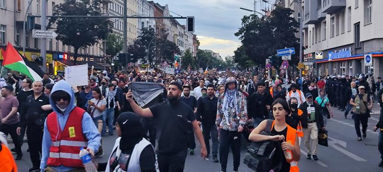 İsrailin Refaha yönelik saldırıları Berlinde protesto edildi