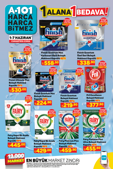 1-7 Haziran A101 aktüel ürünler kataloğunda neler var
