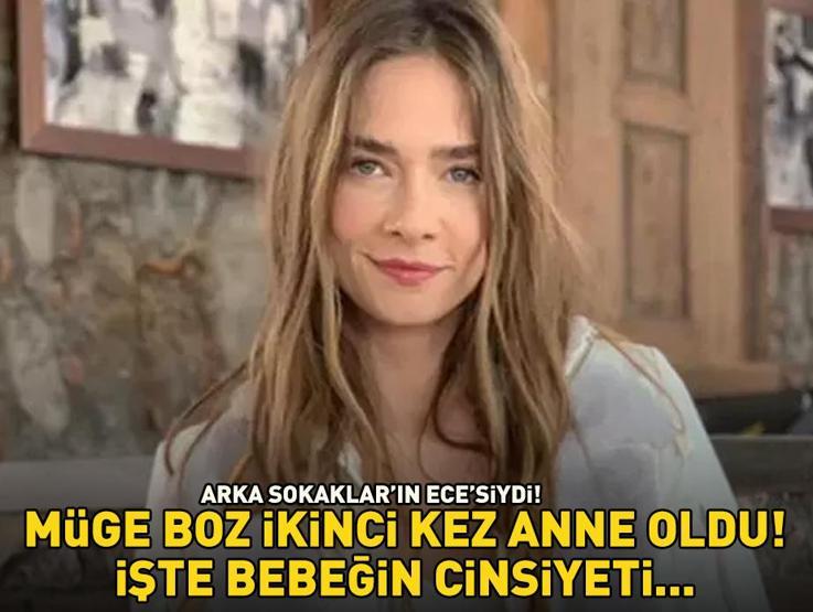 Arka Sokakların Ecesiydi Müge Boz 2. kez anne oldu İşte bebeğin cinsiyeti...