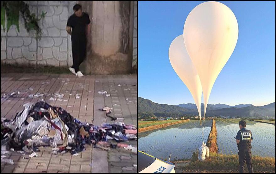 Kuzey Kore yine çöpünü komşuya attı: 600 balon gönderdi