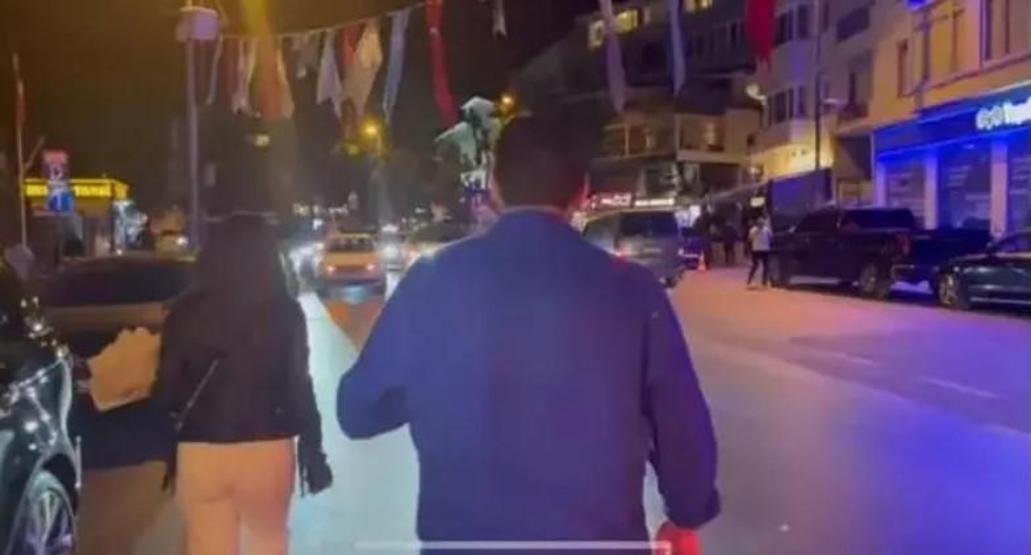 Bebekte panik anları Ellerindeki güllerle dikkat çekti